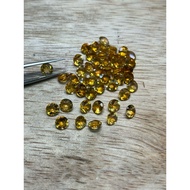 Batu Permata Citrine Asli Saiz Kecil