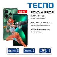 [NEW ARRIVE] Tecno Pova 6 Pro 5G 24GB (12+12) + 256GB| MTK D6080 | 70W Charge | 120HZ AMOLED CP