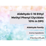 Florias-Lab | Aldehyde C-16 Ethyl Methyl Phenyl Glycidate 10% in DPG, CAS# 77-83-8 | Aldehyde Aroma 