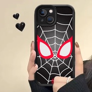 R25 Spider-Man Silicone Casing for iphone 16 XS 17 X XR 15 Pro Max
