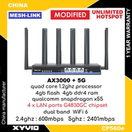 Mesh-Link CP560e AX3000 5G Modem Quad-Core 1.2Ghz + Qualcomm X55 4GB+4GB Modem Router ( suncomm / tplink deco x50-5g / yeacomm / digital iq / netcomm / 5g / gteniq )