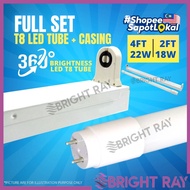 [FULL SET] 2FT 4FT T8 Lampu Panjang Led Tube Light Lampu Kalimantang LED Set Lampu Panjang LED Ceili