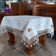 Square Tablecloth 80*80 cm Handmade Table Cover