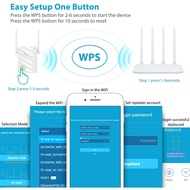 Dodocool 1200Mbps WiFi Range Extender, Dual Band 2.4 &amp; 5GHz WiFi Repeater with Ethernet Port, Supports WPS (AP / Repeate