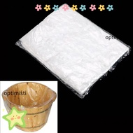 OPTIMISTI 90PCS Bath Basin Bags, Thicken Plastic Disposable Foot Tub Liners, Portable 55*65cm Foot  