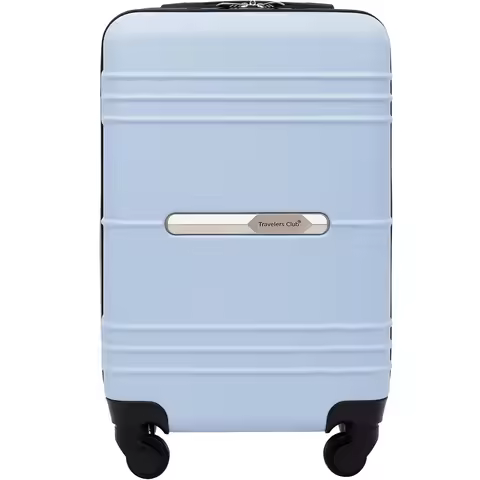 22" Hardside Carry-On Spinner Luggage with 360° Wheels, Blue