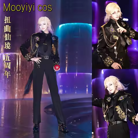 Newly 2025 Riddle/Ace/Deuce/Trey Cosplay Costume Halloween Christmas 5th Anniversary Twisted Wonderl