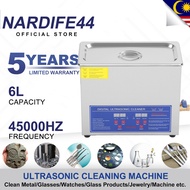 6L Ultrasonic Cleaner Glasses Digital Ultra Sonic Cleaner Timer High Frequency Vibration 45000Hz 超声波