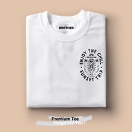 Copaz Shop Articlel Sunset trip KAOS TEXT print  pria abU mISTY Premium