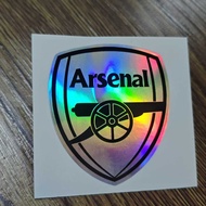 BLACK ARSENAL LOGO MOTORCYCLE STICKER - HOLOGRAM