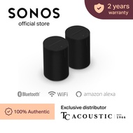 [New] Sonos Era 100 Wireless Smart Speaker for Home - Pair [Deliver Black in End May]