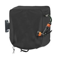 Square Hose Turntable Cover Wall-Mounted Retractable Hose Reel Cover Waterproof and Sunscreen 420D