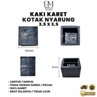 Hollow Leg Rubber Cover 35x35 Table Chair Cover Square Shelf Holo Square