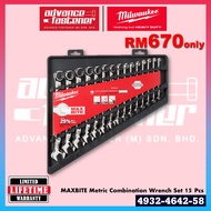 Milwaukee 4932-4642-58 MAXBITE™ Metric Combination Wrench Set 15 Pcs