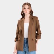 [VOUCHER 60K] Áo Blazer Nữ MARC FASHION Nhún Xắn Tay Cách Điệu TP FAVH043521