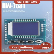 Electronic Module 1Hz-150KHz Signal Generator 3.3V-30V PWM Board Module with LCD Display Frequency D