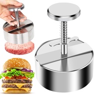 Hamburger Press 304 Stainless Steel Hamburger Patty Maker Non-Stick Burger Press DIY Meat Processing
