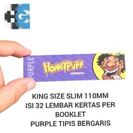 Kertas Honeypuff Purple King Size Slim 110MM