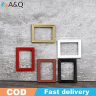 A&Q   1:12 Dollhouse Photo Frames Mirror Frames Photo Border Picture Frame Model Decor .