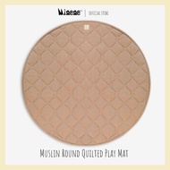 Minene Muslin Round Quilted Play Mat 120cm | เบาะรองมัสลินเอนกประสงค์ 120 ซม. ผลิตจากผ้าฝ้าย 100%