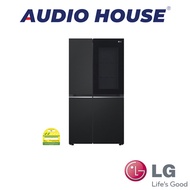 LG GS-V6473EP  647L SIDE BY SIDE FRIDGE  ESSENCE MATTE BLACK  2 TICKS  2 YEARS WARRANTY BY LG