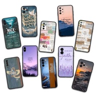 Phone Case for Vivo Y77 Y55 5G Y73 Y95 Y93 Y91 Y91C Y90 Y81 Y81s Y71 A9L7 Bible Verse Soft Silicone 