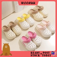READY STOCK WOOHUU Thick Sandal Breathable Hole Women Kasut DIY Sandal Women Shoes Kasut Wanita Pere