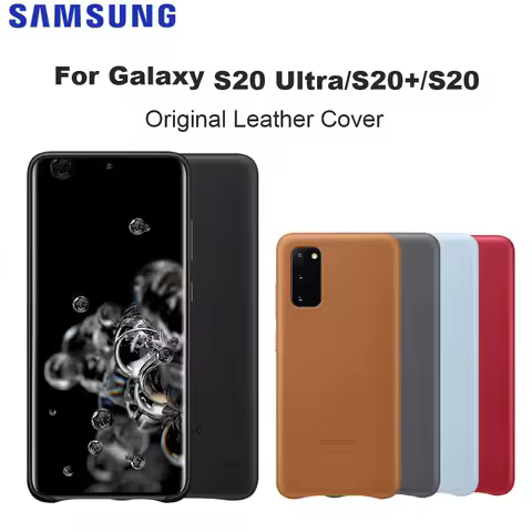Original Samsung Galaxy S20 Ultra S20+ S20 5G Leather Cover for S20 S20Plus S20Ultra Leather Cover