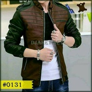 Men's Leather Jacket / Combination Motorcycle Jacket / Touring Motorcycle Jacket
