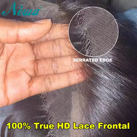 Newa 5x5 HD Lace Closure Human Hair swiss HD Lace Frontal Only 13x6 13x4 Full Frontal Closure Pre Pl