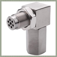 (QJWR) 90 Degree CEL Check Engine Light Bungs Oxygen O2 Sensor Socket Real Mini Catalytic Converter