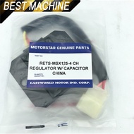 MSX125-4/S/SAPP125R/SAPP125S/STRAX150/155 REGULATOR W/CAPACITOR For Motorcycle Parts Motorstar