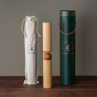 原木腳底按摩滾輪拉筋板禮盒 筋膜球二合一原創設計