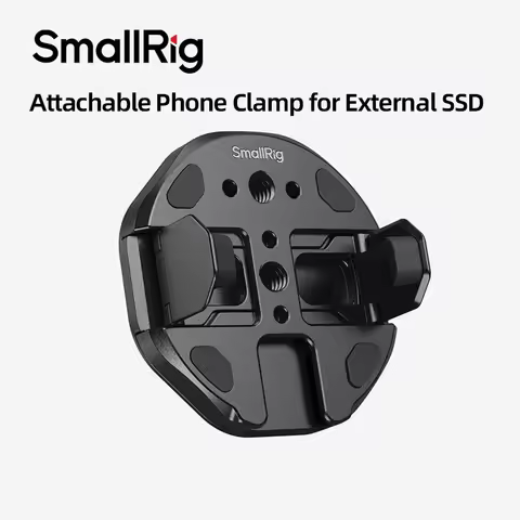 SmallRig SSD Holder for MagSafe, Attachable Phone Clamp for External SSD for Samsung for SanDisk for
