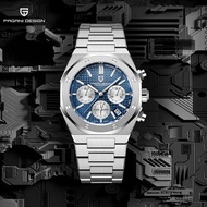 Pagani Design Original 40mm Quartz Watch Stainless Steel Watch Men's Seiko VK63 Chronograph watch for man PD-1707