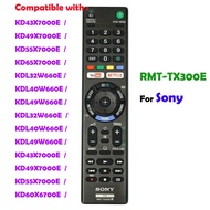 SONY Remote Control RMT-TX300E For Sony TV KDL-40WE663 KDL-40WE665 KDL-43WE754 KDL-43WE755 KDL-49WE660 KD55XE7077 KD43X7000E / KD49X7000E / KD55X7000E / KD65X7000E / KDL32W660E