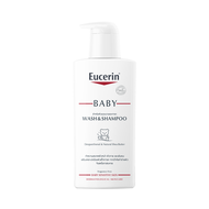 Eucerin pH5 BABY WASH & SHAMPOO 400ml แชมพูสระผมและสบู่เหลว ทำความสะอาดผิวหน้า ผิวกาย สูตรอ่อนโยน