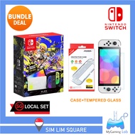 ⭐SG Local Set⭐ Nintendo Switch Console OLED Model Splatoon 3 Edition (SG Nintendo Official Warranty)