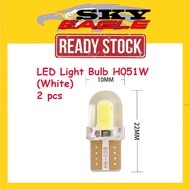 LED Light Bulb H051W (White) 2 pcs
