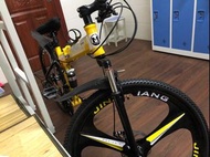 24/26 inch Bike 摺疊 21變速+雙碟剎 山地成人單車 雙避震 4色選 三刀/六刀/十刀 同價 包送貨／包安裝  24吋1188元/26吋1248元  bbcwpbike  其他優惠： 