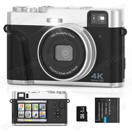 กล้อง กล้องฟิล์ม กล้องดิจิตอล 4K(3840*2160)10FPS DSLR (48M，8000*6000) กล้องถ่ายภาพ กล้องถ่ายรูป