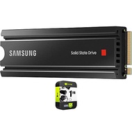 SAMSUNG MZ-V8P1T0CW 980 PRO with Heatsink PCIe 4.0 NVMe SSD 1TB for PC/PS5 Bundle with 1 YR CPS Enha