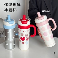 Butterfly Ice Master Cup Thermos Thermos Cup Coffee Cup Ice Master Cup Ice Dam Cup Straw Cup Cooler 