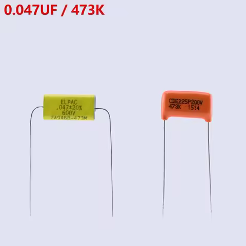 New - Original Elpac/CDE/SBE 225P 473K 0.047UF Vintage Orange Tone Cap (Capacitor) For Electric Guit