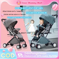 Stroller for Baby Kereta Bayi Kereta Dorong Perjalanan Dua Arah Lipat Ringan Kereta Dorong Bayi Kere