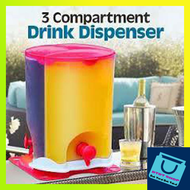 3 compartment drink dispenser - Dtdt_Shop