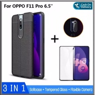 case oppo f11 pro casing premium oppo f 11 pro 2019 - hitam
