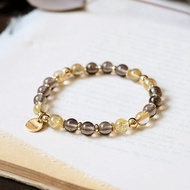 茶晶 金髮晶 手鍊 礦石水晶