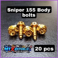 ☇◑ ☍ ∇ Yamaha Sniper 155/155R Body bolts