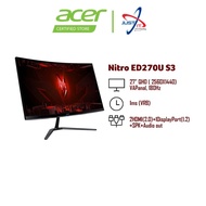 ACER Nitro ED270U S3 / ED270US3 27" CURVED GAMING MONITOR ( 27" VA WQHD / 1MS / 180Hz / AMD FREESYNC